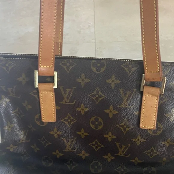 Louis Vuitton Dark Brown Monogram Tote - Picture 5 of 11